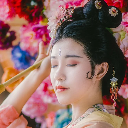 花樣年華女子頭像，唯美古風真人頭像