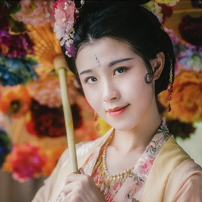 花樣年華女子頭像，唯美古風真人頭像