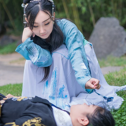 談笑風生閨蜜頭像，唯美古風頭像