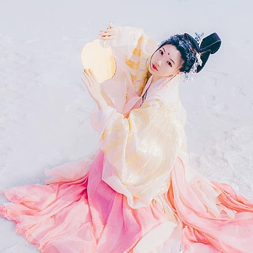 冰雪美人飄逸唯美頭像，唯美古風女子頭像