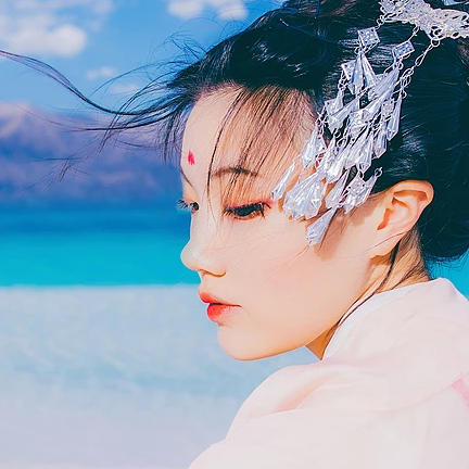 冰雪美人飄逸唯美頭像，唯美古風女子頭像