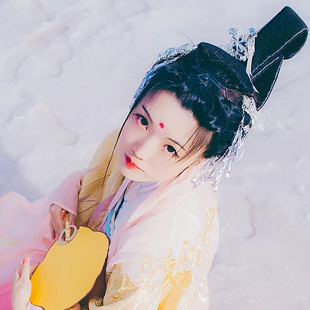 冰雪美人飄逸唯美頭像，唯美古風女子頭像
