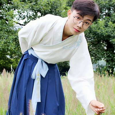 文藝范漢服男生頭像，唯美古風真人頭像