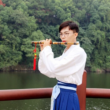 文藝范漢服男生頭像，唯美古風真人頭像