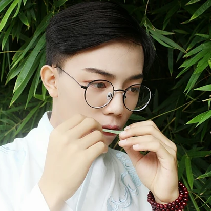 文藝范漢服男生頭像，唯美古風真人頭像