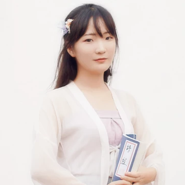 荷塘邊漢服古風頭像，唯美古風女子真人頭像