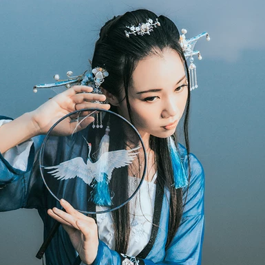 人魚傳說妖艷頭像，唯美古風女子頭像