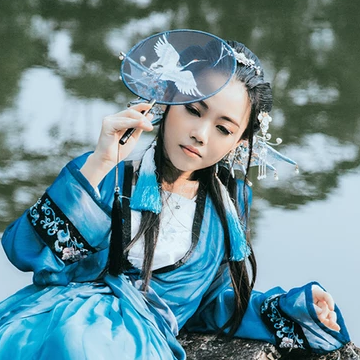 人魚傳說妖艷頭像，唯美古風女子頭像