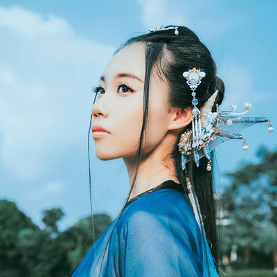 人魚傳說妖艷頭像，唯美古風女子頭像