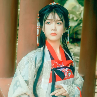 優雅時尚古風頭像，唯美古風真人女子頭像
