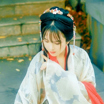 優雅時尚古風頭像，唯美古風真人女子頭像