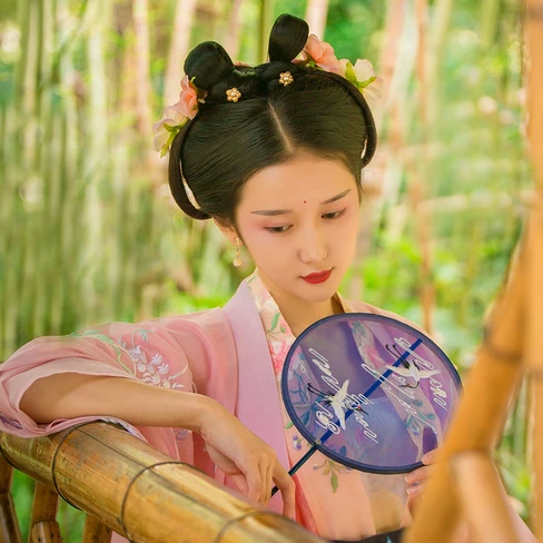 美人來此時尚典雅，唯美古風真人頭像