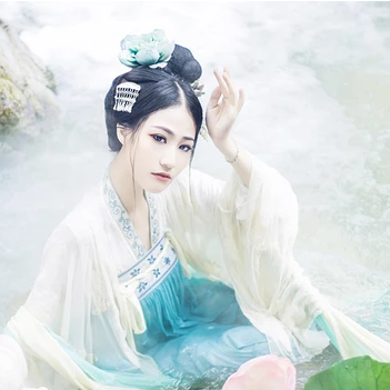 夢中鏡時尚典雅，唯美古風真人頭像