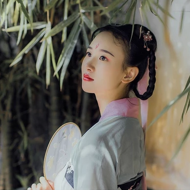 小清新唯美可愛頭像，中國風古風真人女子頭像