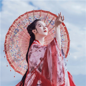 庭院深深思幾許古風女子頭像，古風真人頭像