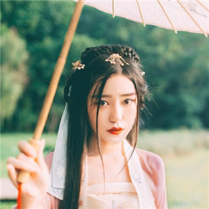 灼灼風姿古風真人頭像，好看的女生qq頭像