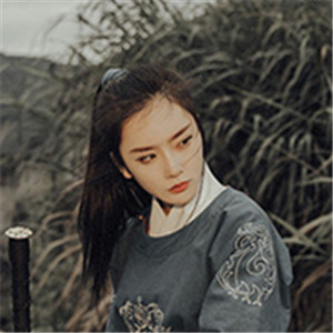 俠風滿溢古風真人頭像，英氣女生頭像