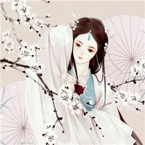 冬日飛雪女子古風頭像，好看的動漫頭像