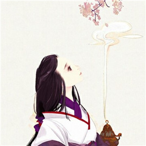 冬日飛雪女子古風頭像，好看的動漫頭像