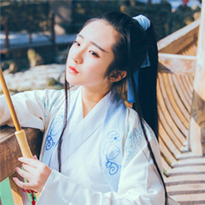 漢服美女慧質蘭心古風頭像，好看的女生qq頭像