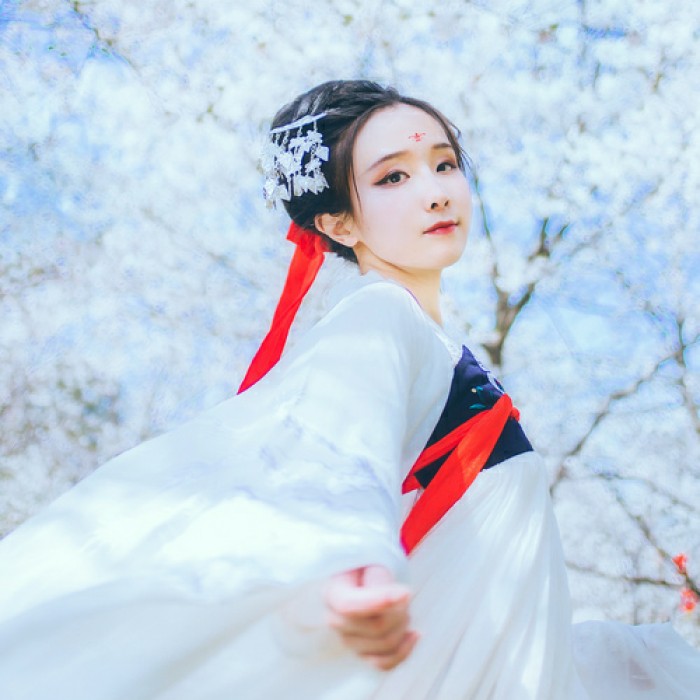 花容月貌古風女子頭像，秀雅中國風qq頭像