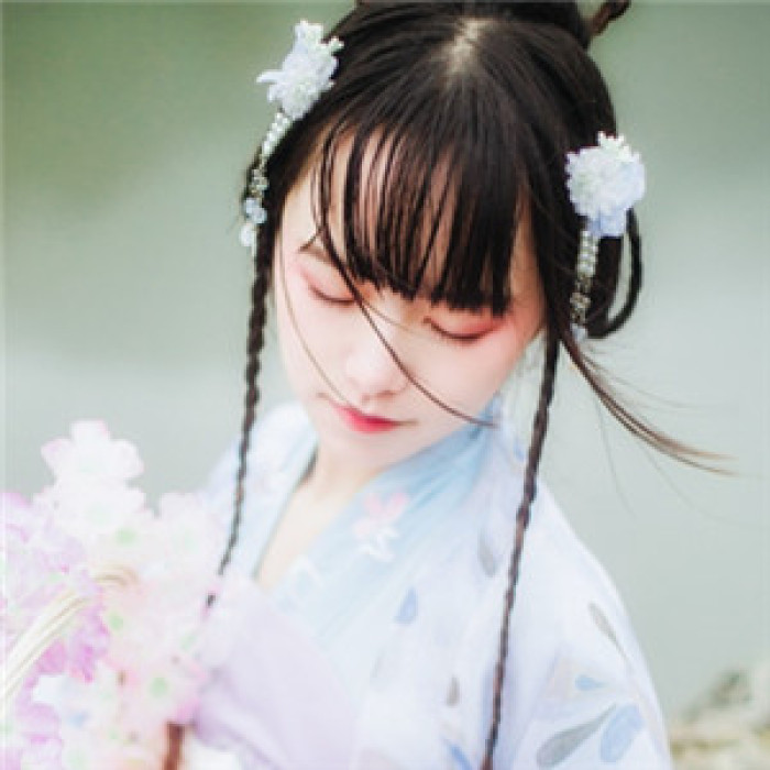 花容月貌古風女子頭像，秀雅中國風qq頭像