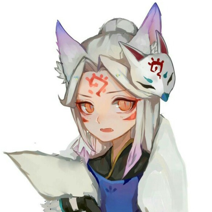 陰陽師大天狗和妖狐古風頭像，男生頭像帥氣