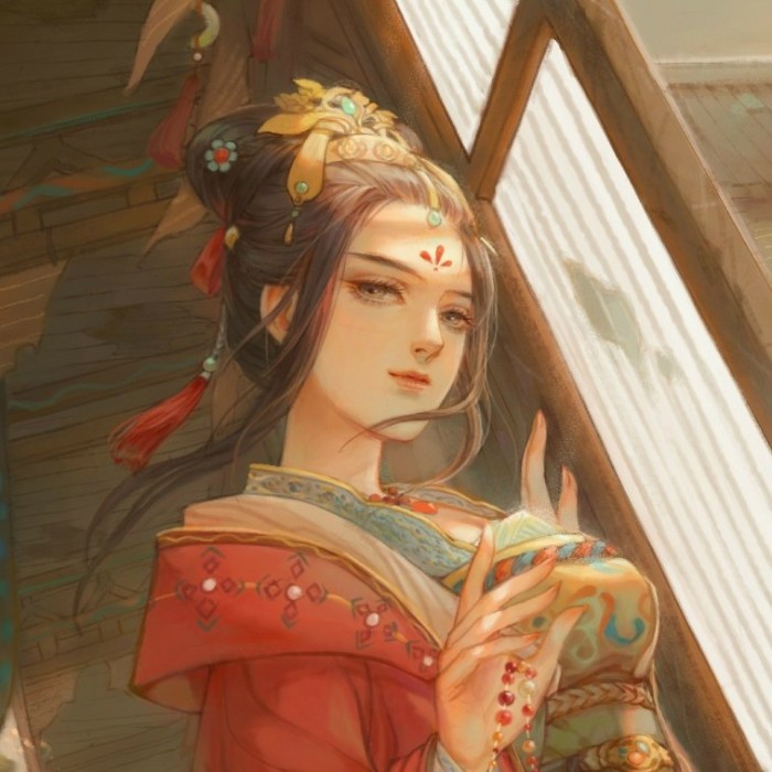 霸氣中國風女子頭像，女生古風頭像