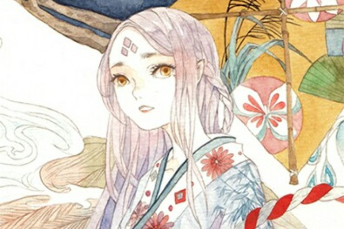 水墨風古典女子頭像，古風唯美頭像。