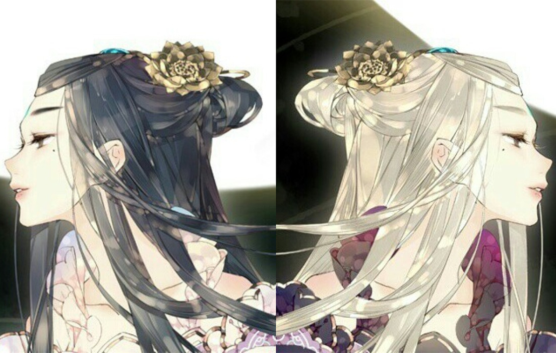 動(dòng)漫古風(fēng)女子閨蜜頭像，好姐妹qq頭像