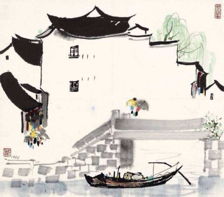 江南柳：旌城之春，唯美古風句子