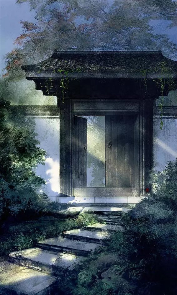 古風風景插畫伊吹五月