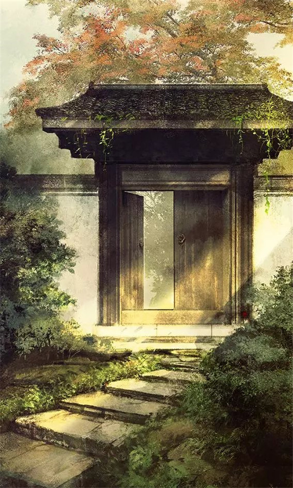 古風風景插畫伊吹五月