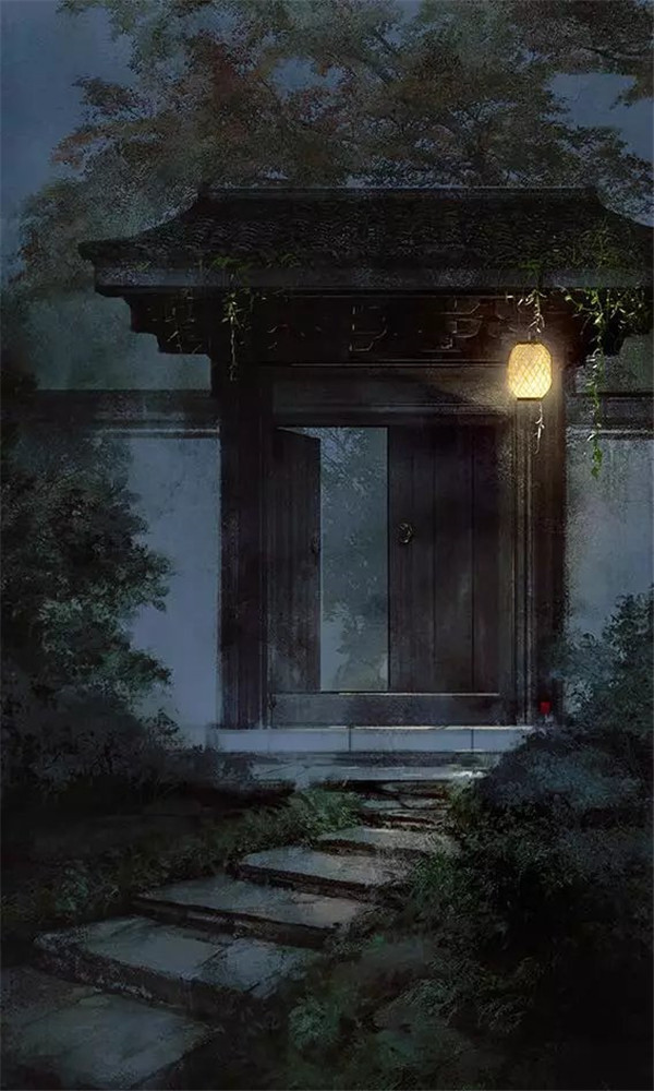 古風風景插畫伊吹五月