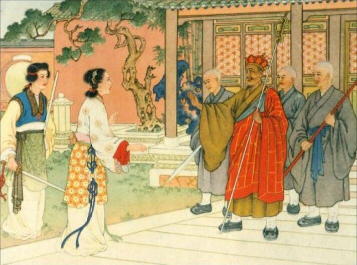 中國風白蛇傳奇，白蛇傳繪本插畫