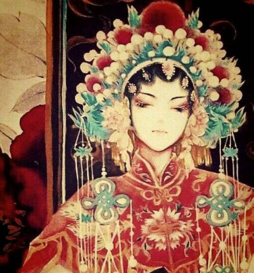 唯古風頭像，戲子頭像