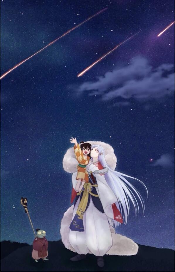 古風動漫《犬夜叉》殺生丸和玲圖片