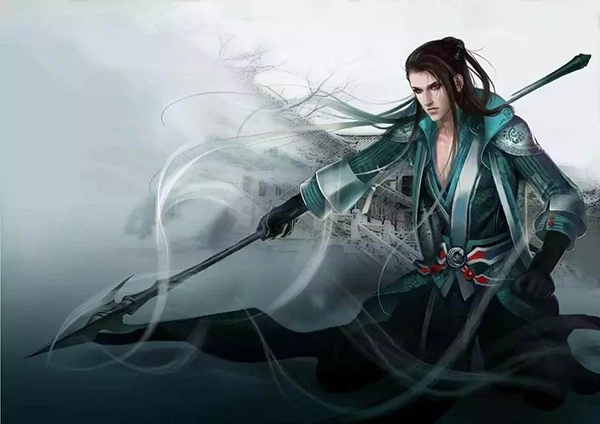 古風(fēng)圖片，戰(zhàn)場上的男子