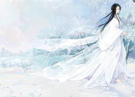 白衣女子，傾城傾國