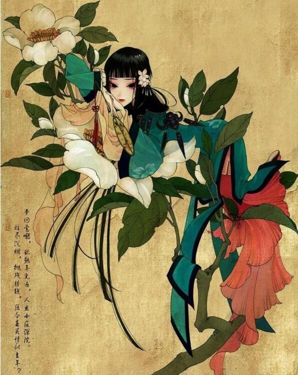 夏達《游園驚夢》中國風漫畫圖片