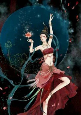 “寄君一曲，不問曲終人聚散”古風圖片