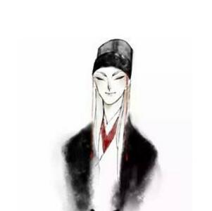 古風古韻白發頭像男