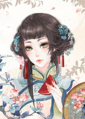 弱柳扶風，超經典的美女古風圖片