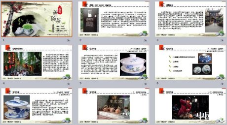 中國風成都調查報告PPT模板