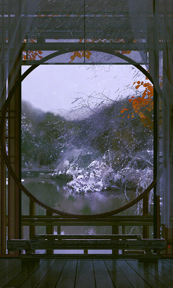 古風(fēng)壁紙圖片，寄情山水