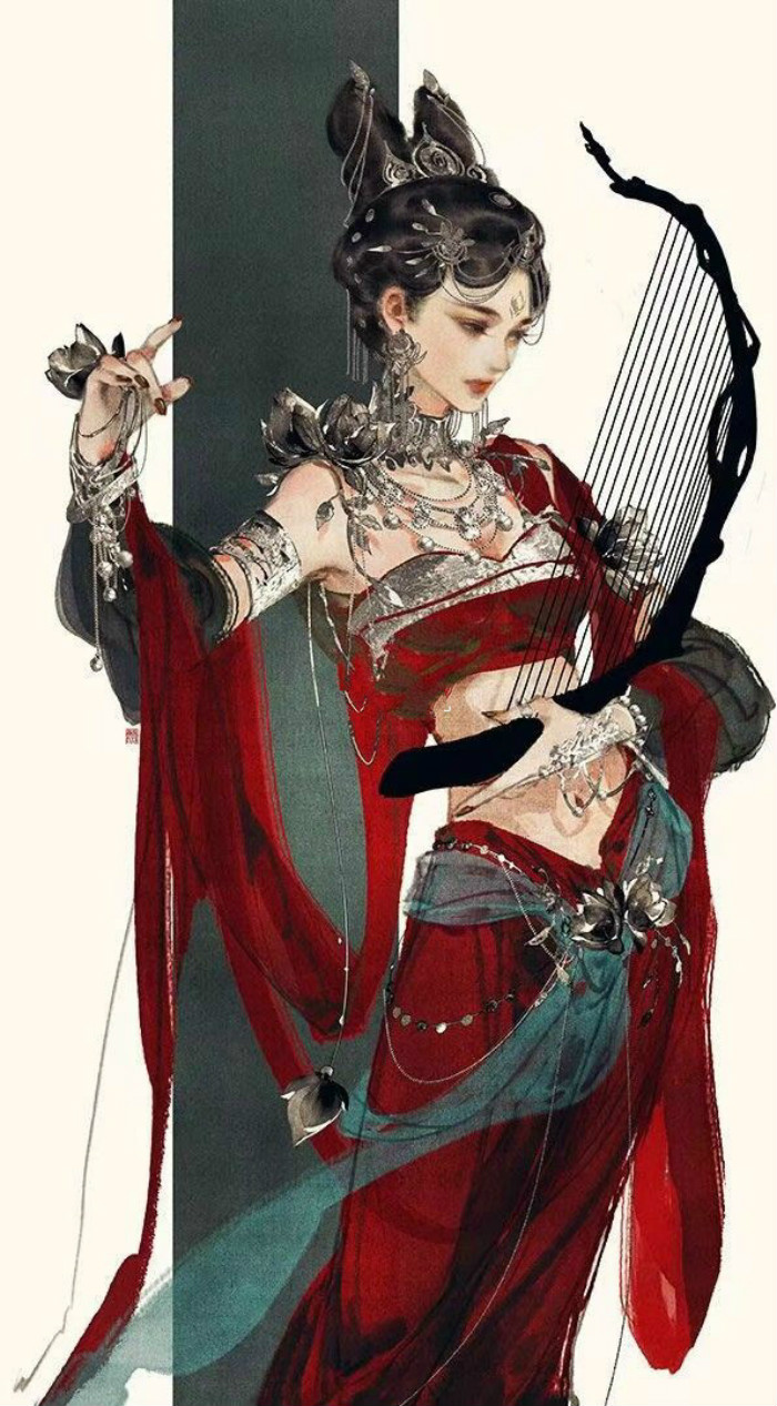 唯美有意境的古風圖片，紅顏知己甚是惹人喜愛
