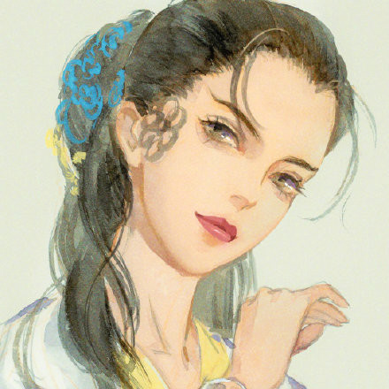 驚艷的手繪古風頭像，古風水彩美人頭像圖集