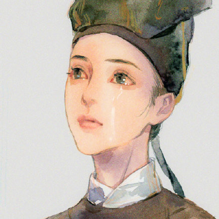 驚艷的手繪古風頭像，古風水彩美人頭像圖集