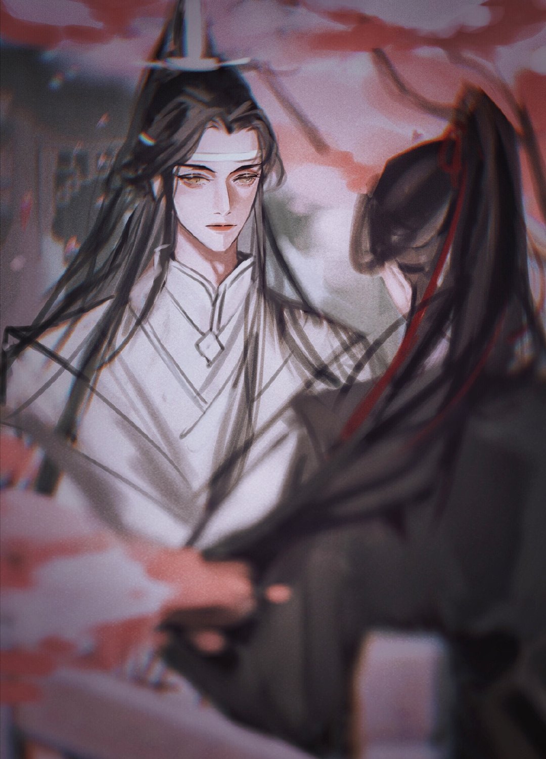高清魔道祖師人物忘羨圖片，魏無羨藍忘機古風人物圖集