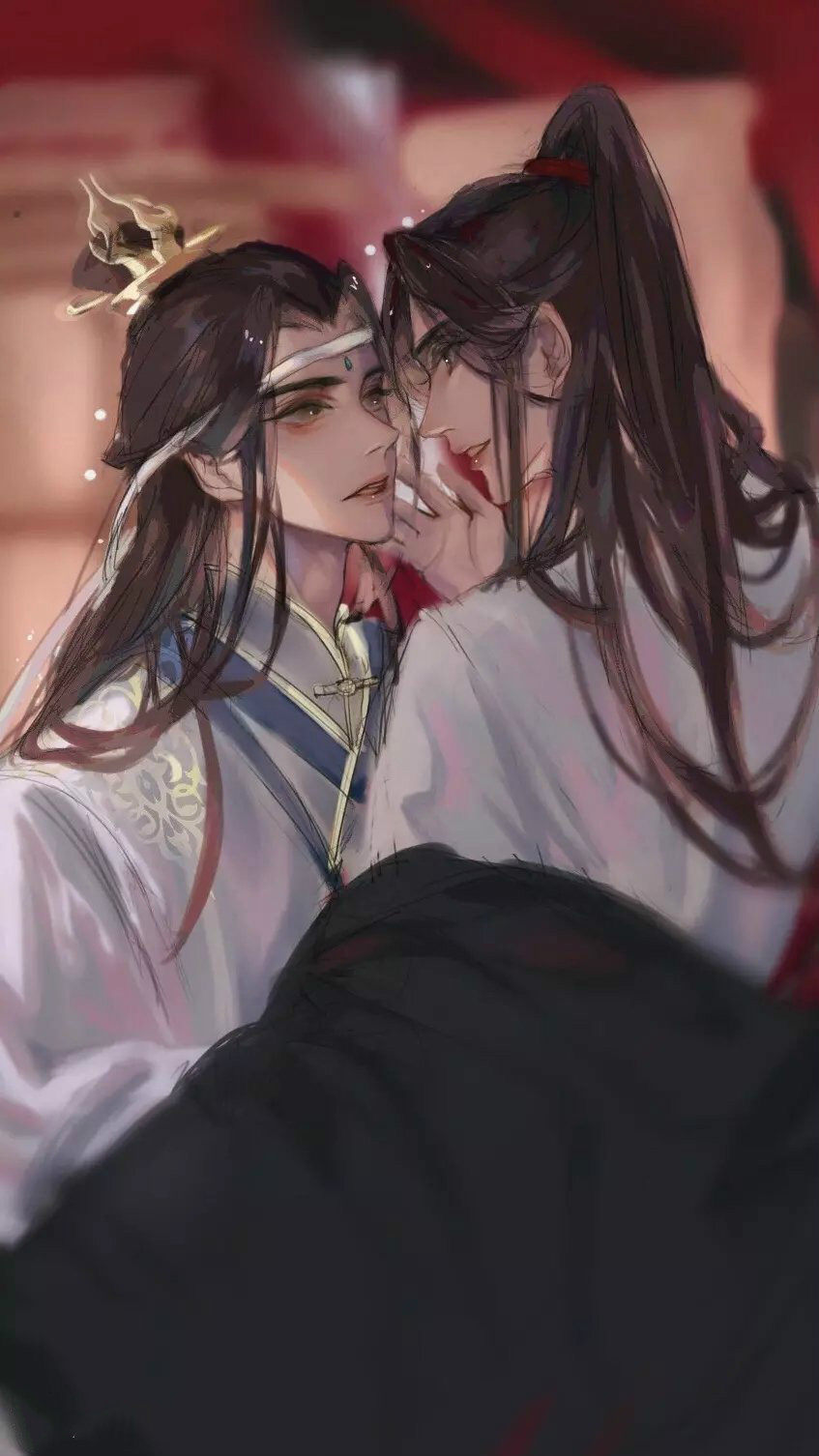 高清魔道祖師人物忘羨圖片，魏無羨藍忘機古風人物圖集